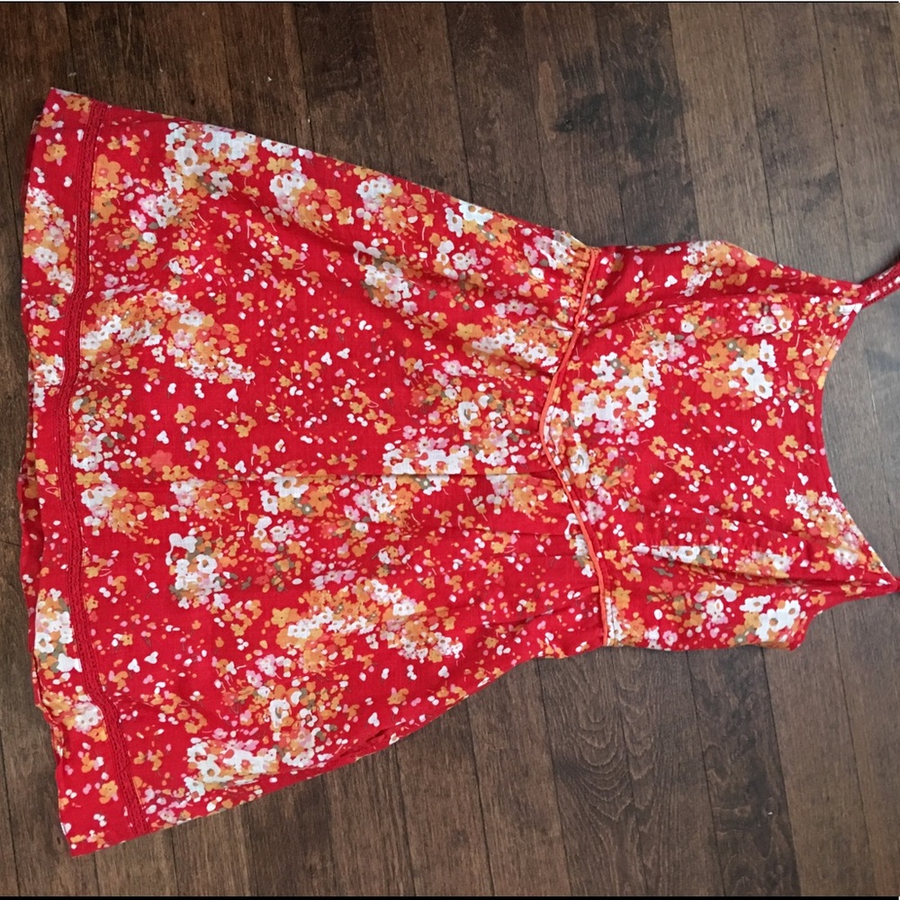 Aeropostale, Red flowered dress